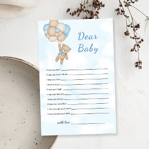 Teddy Bear Dear Baby Wishes for baby