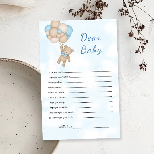 Teddy Bear Dear Baby Wishes for baby (Creator Uploaded)