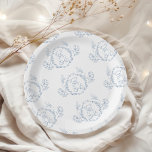 Teddy bear Elegant Chinoiserie Toile Baby shower Paper Plate<br><div class="desc">Teddy bear Elegant Chinoiserie Toile Baby shower Paper Plates.
Matching items are available.</div>