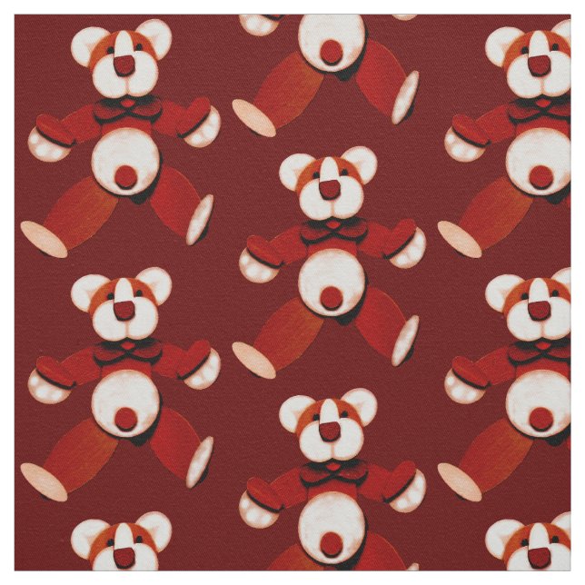 Teddy Bear Fabric Festive Bear Fabrics (Swatch)