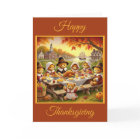 Teddy Bear Family Thanksgiving