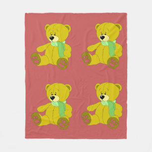 Teddy Bear Fleece Blanket