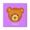 Teddy Bear Fridge Magnet ~ Custom Name