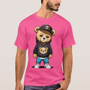 Teddy Bear Gangster In Hip Hop Street Clothes T-Shirt