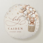 Teddy Bear Gender Neutral Baby Shower Nursery Gift Round Cushion<br><div class="desc">Teddy Bear Gender Neutral Baby Shower Nursery Gift Round Pillow
All designs are © PIXEL PERFECTION PARTY LTD</div>