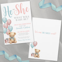 Teddy Bear Gender Reveal