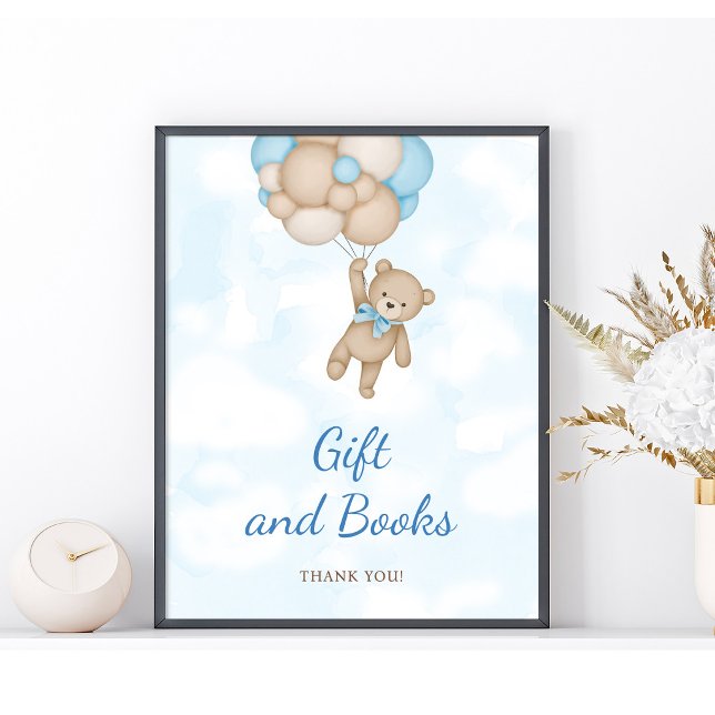 Teddy Bear Gift and Books Poster (Creator Uploaded)