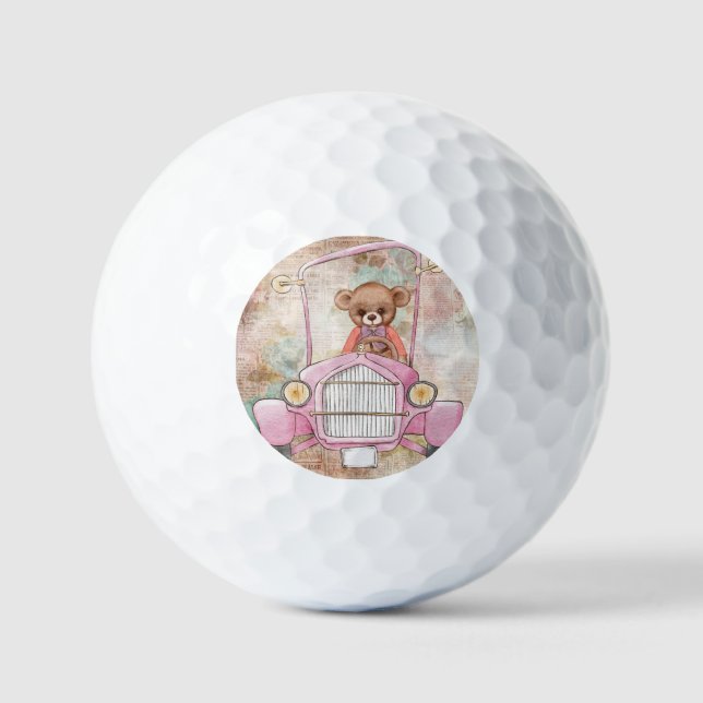 Teddy Bear Golf Ball (Front)