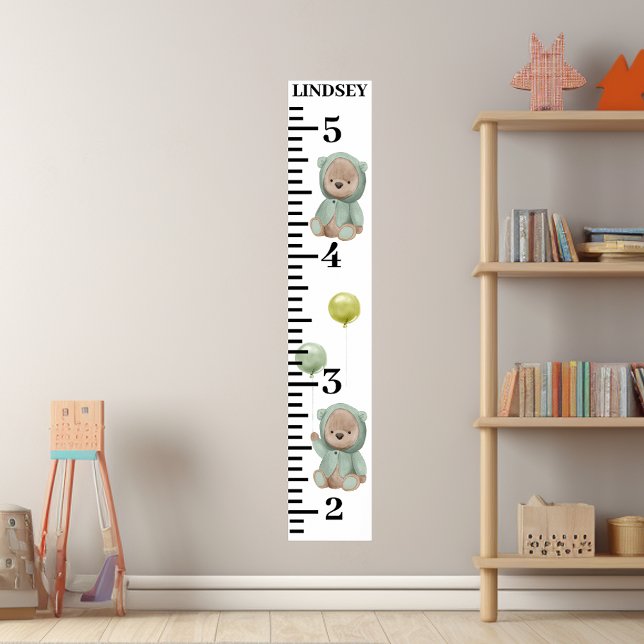 Teddy Bear Green Balloons  Poster (Creator Uploaded)