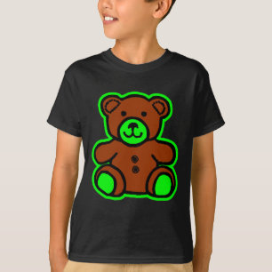 Teddy Bear Green Brown The MUSEUM Zazzle Gifts T-Shirt