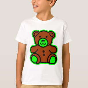 Teddy Bear Green Brown The MUSEUM Zazzle Gifts T-Shirt