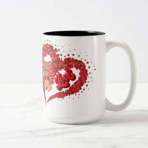 Teddy Bear Heart Mug