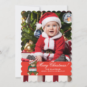 Teddy Bear Holiday Photo Card