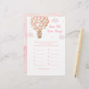 Teddy Bear Hot Air Balloon How Old Were They Game