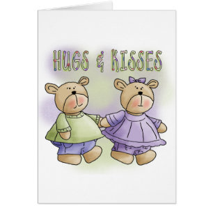 Teddy Bear Hugs and Kisses Tshirts and Gifts