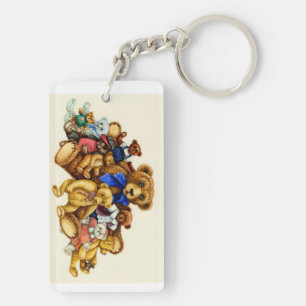 TEDDY BEAR HUGS KEYCHAIN Customise