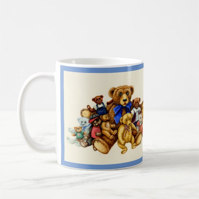 TEDDY BEAR HUGS MUG (Left)