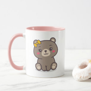 Teddy Bear Illustration Mug