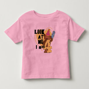 Teddy Bear I'm 4 Birthday Tshirts and Gifts