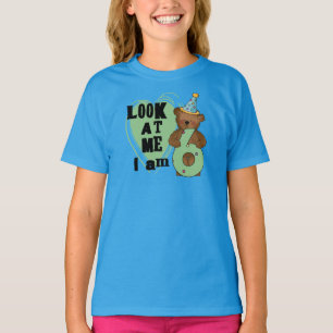Teddy Bear I'm 6 Birthday T-shirts and Gifts