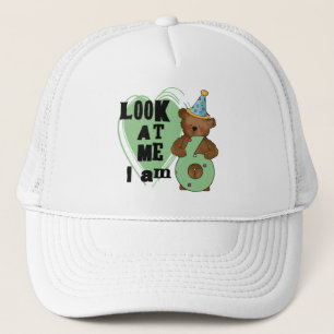 Teddy Bear I'm 6 Birthday T-shirts and Gifts Trucker Hat