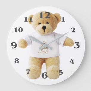 Teddy Bear image for Round (Large) Wall Clock
