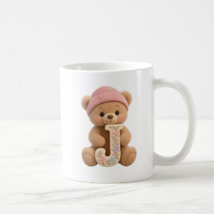 Teddy Bear Initial J Alphabet Mug For Her