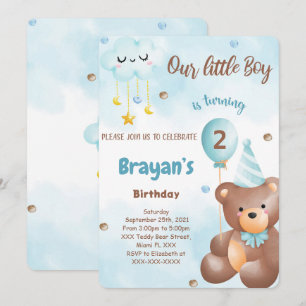 Teddy Bear Invitation