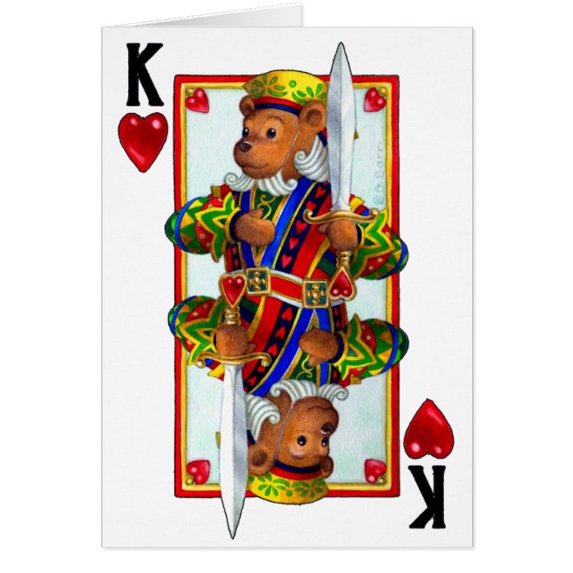 Teddy Bear King of Hearts (Front)