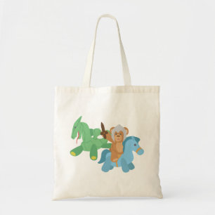 Teddy Bear Knight Tote Bag