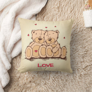 Teddy Bear Love Pillow