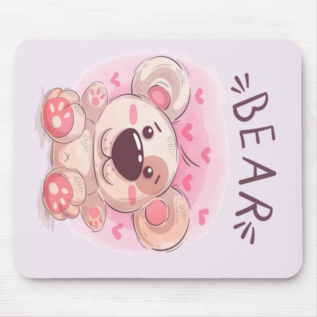 Teddy Bear Lovers | Gift For Kids Mouse Pad (Front)