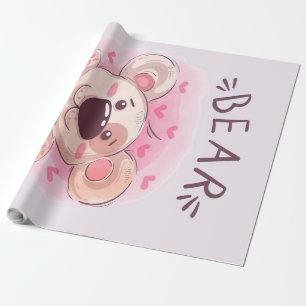 Teddy Bear Lovers Gift For Kids Wrapping Paper