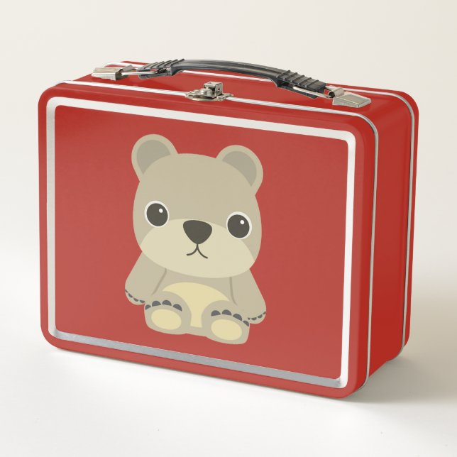 Teddy bear lunch box ! (Front)