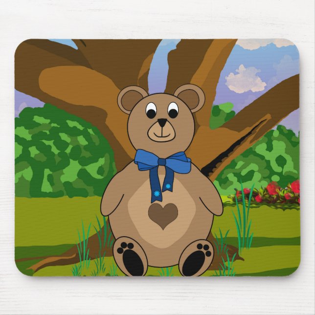 Teddy Bear Mouse Pad (Front)