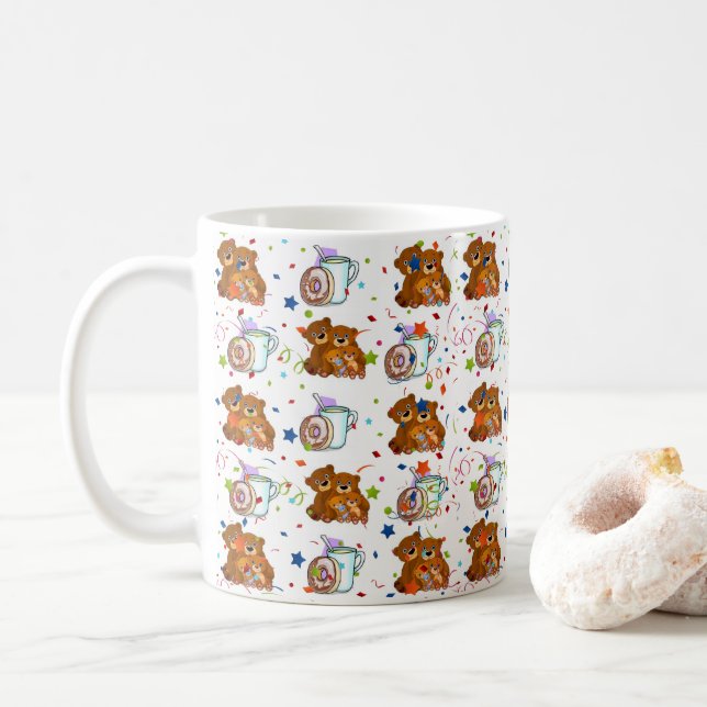 Teddy Bear Mug (With Donut)