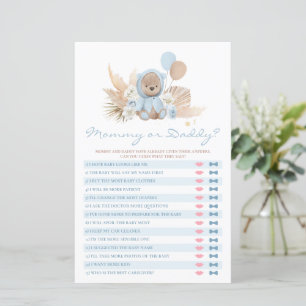 Teddy Bear Mummy Or Daddy Guess Who Said It Game