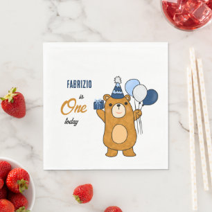 Teddy bear napkin