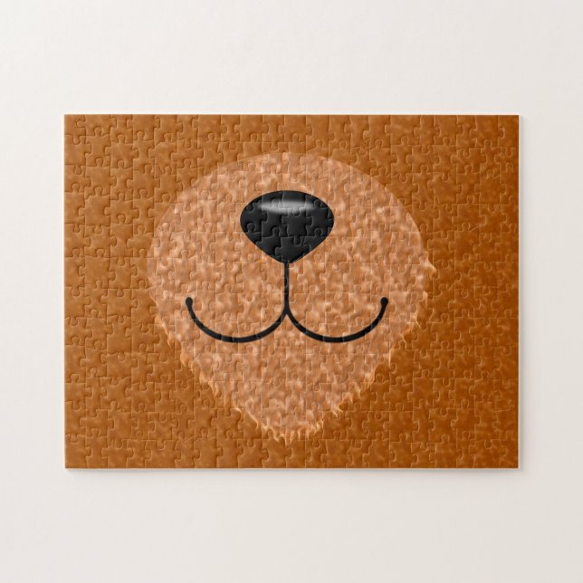 Teddy Bear Nose and Mouth Jigsaw Puzzle (Horizontal)