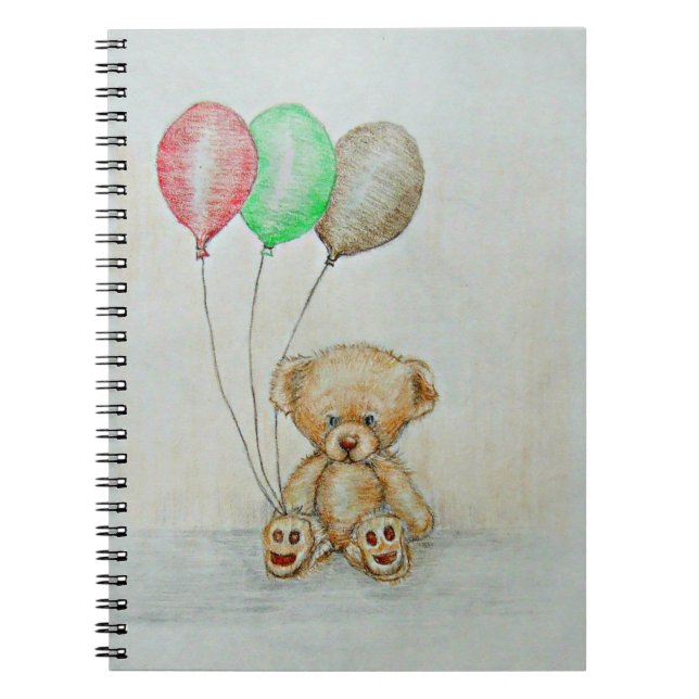 teddy bear notebook (Front)