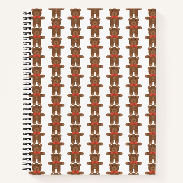 teddy bear notebook (Front)