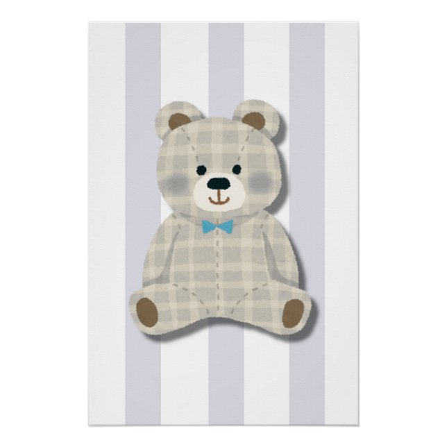 Teddy Bear Nursery Glossy Poster (Front)