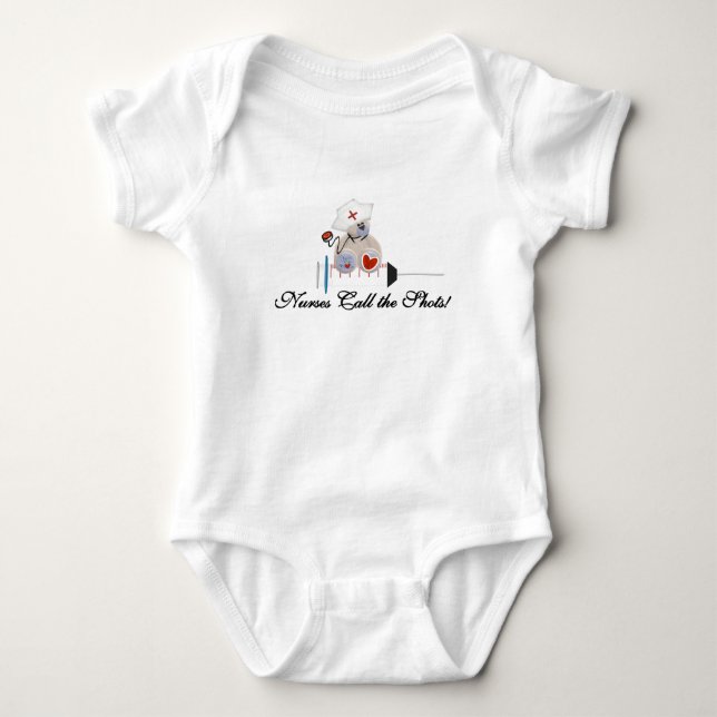 Teddy Bear Nurses Call the Shots T-shirts and Gift (Front)