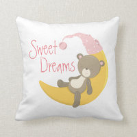 Teddy Bear on Crescent Moon Nursery