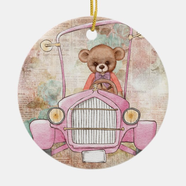 Teddy Bear Ornament (Front)