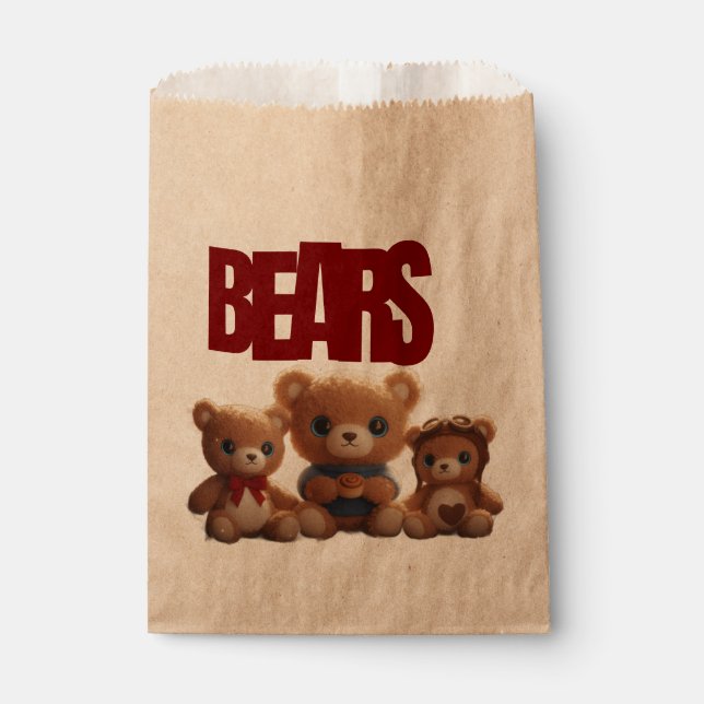 Teddy Bear PARTY BAG (Front)