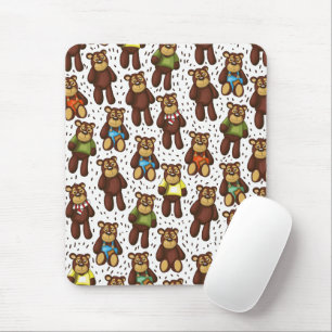 Teddy Bear pattern Mouse Pad