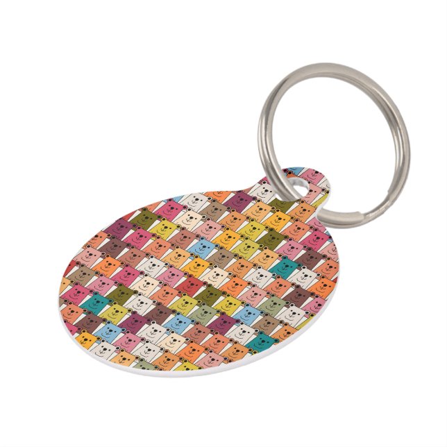 Teddy Bear Pet Tag (Side)