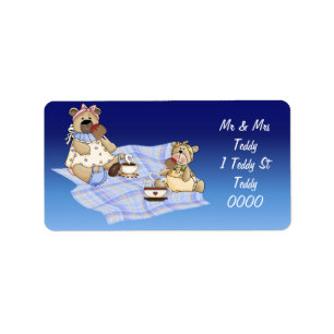 Teddy Bear Picnic Label