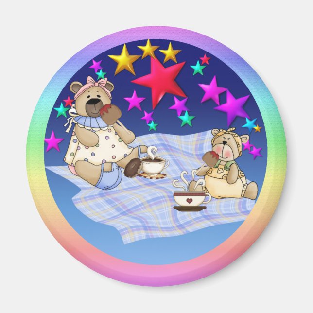 Teddy Bear Picnic Magnet (Front)